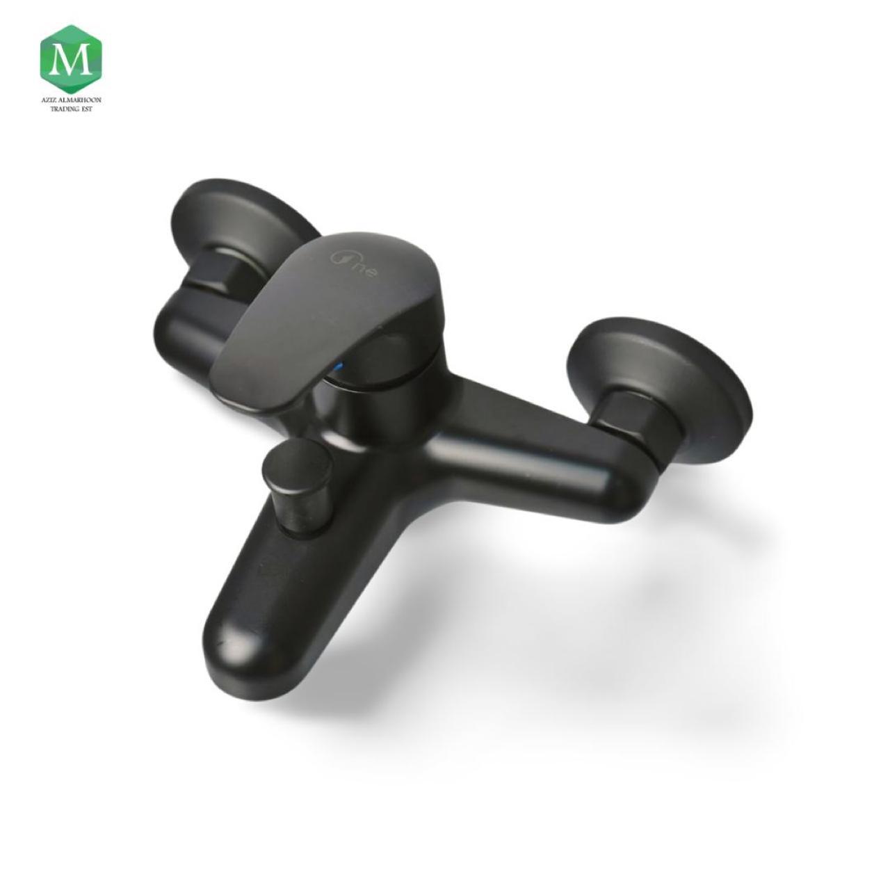Black shower mixer