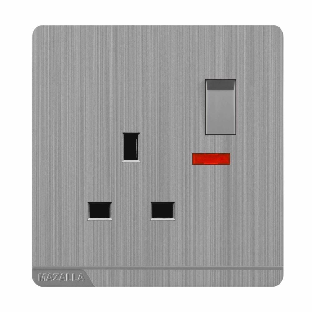 فيش 13A تحكم ولمبه