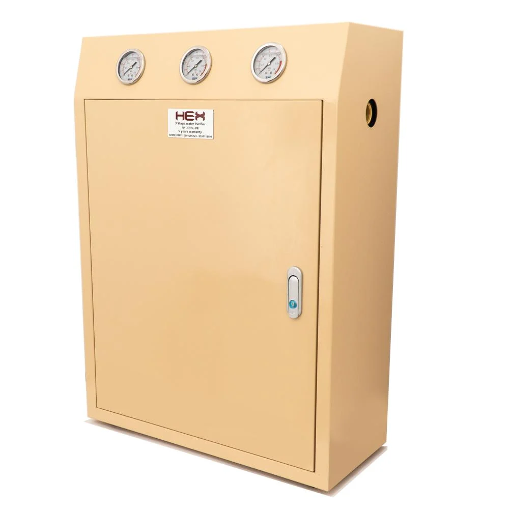 HEX 3-stage water purification filter HEX TANK