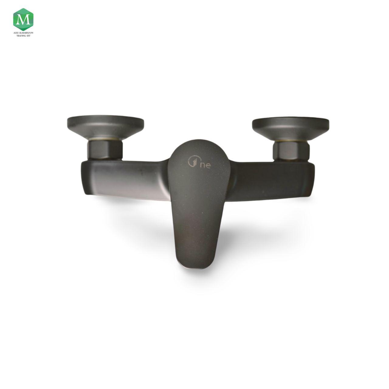 Black bidet mixer