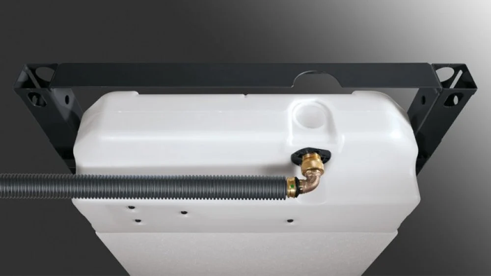Concealed siphon
