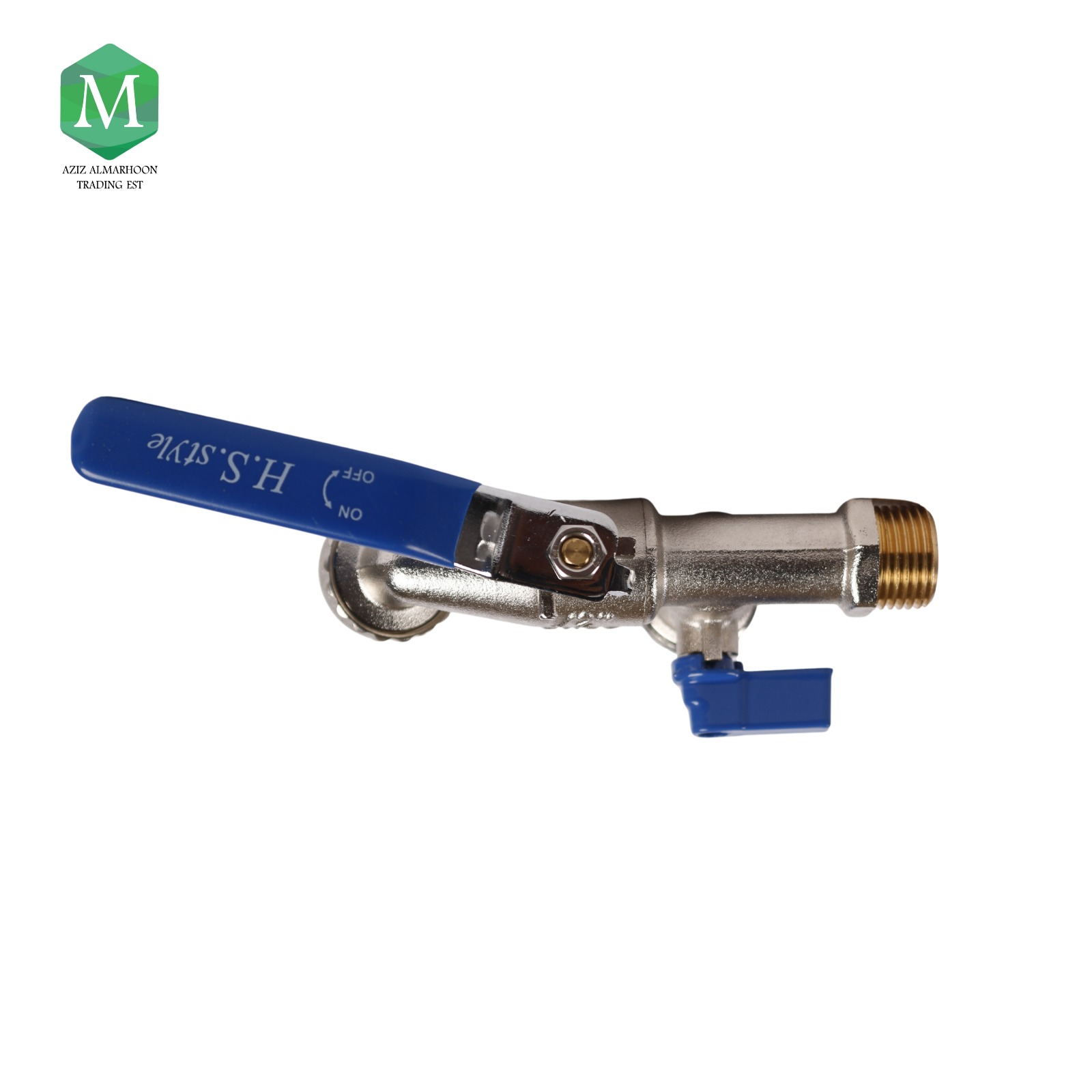 1/2 inch irrigation valve, blue, two lines, H-S STYLE