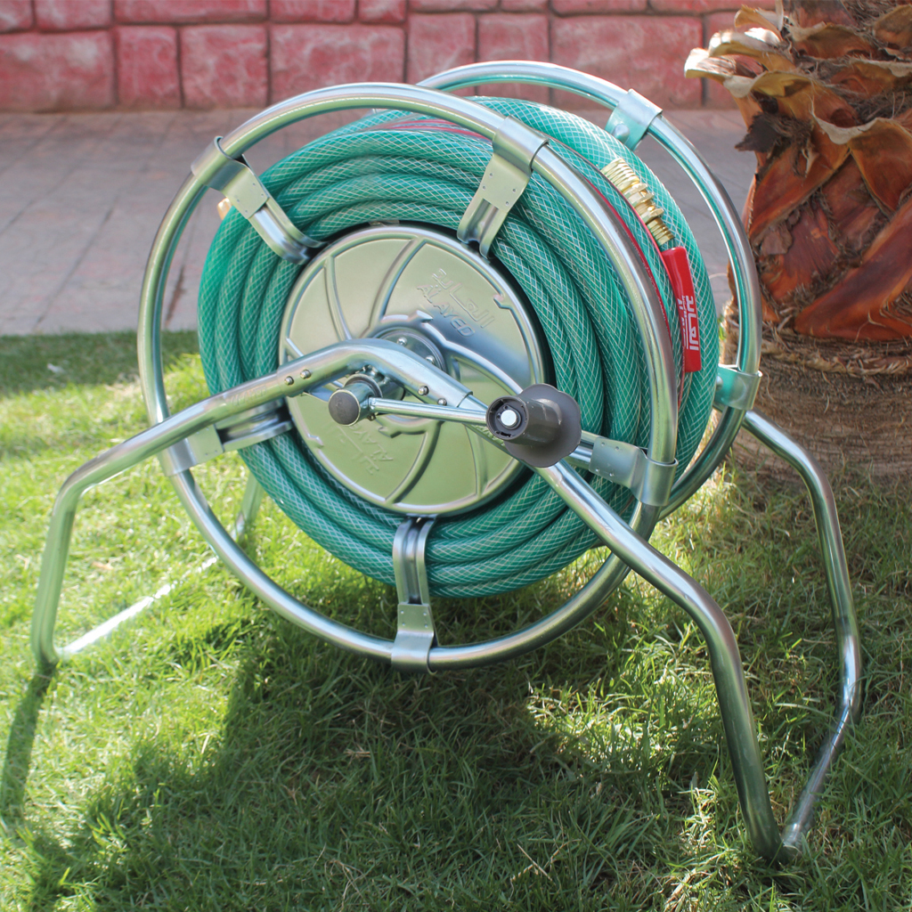 Iron reel with water pipe 1/2*30 meters