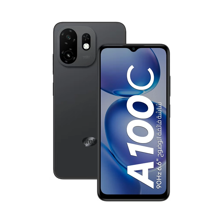  ايتل A100c ذاكرة 64 جيجابايت 6 رام 4G أسود