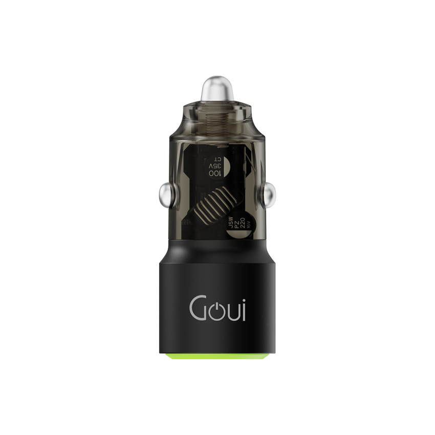 فيش سيارة قوي جير  65 واط منفذين PD , USB