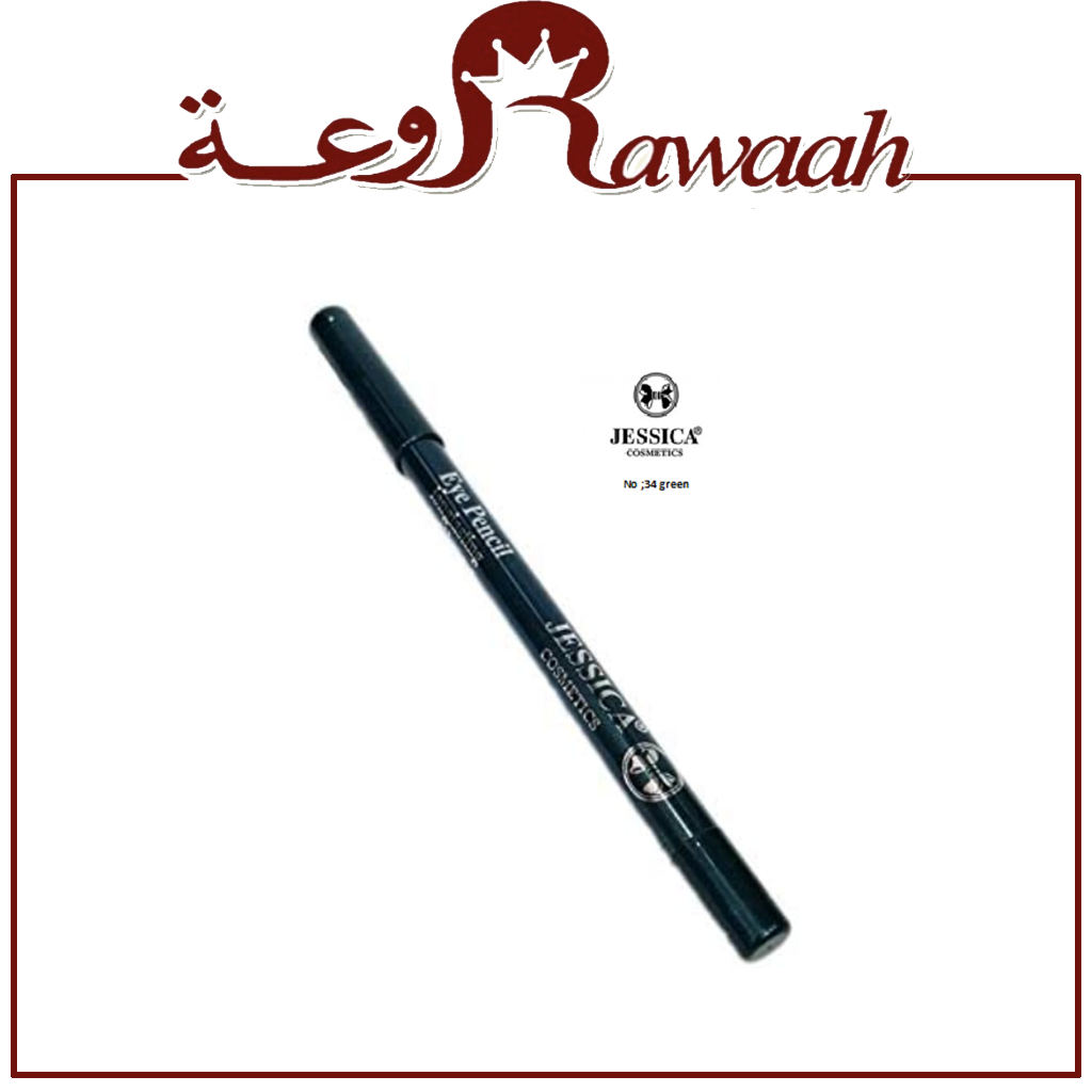 جيسيكا قلم كحل شمعي اخضر 34