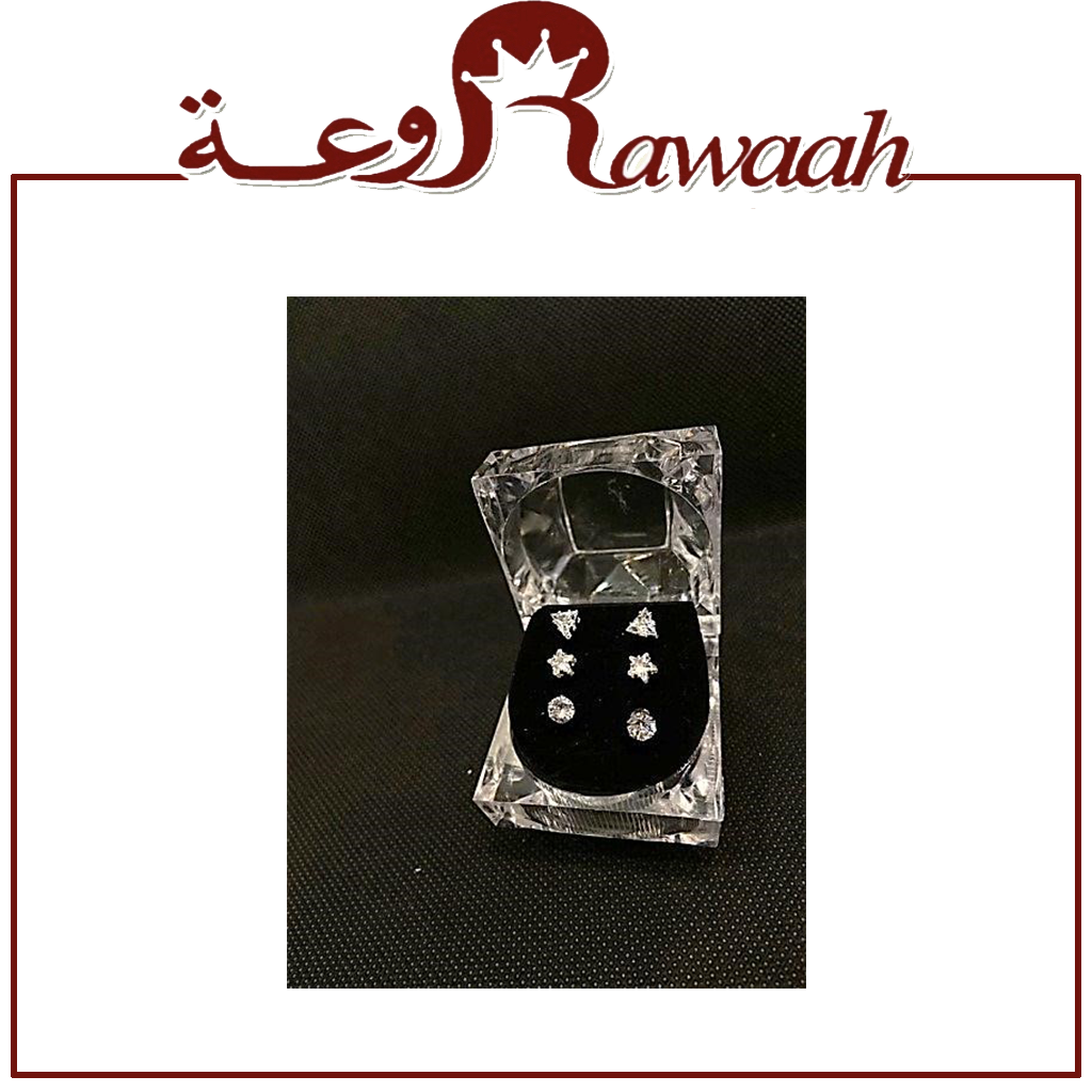 اقراط نسائية كريستال مجموعة 