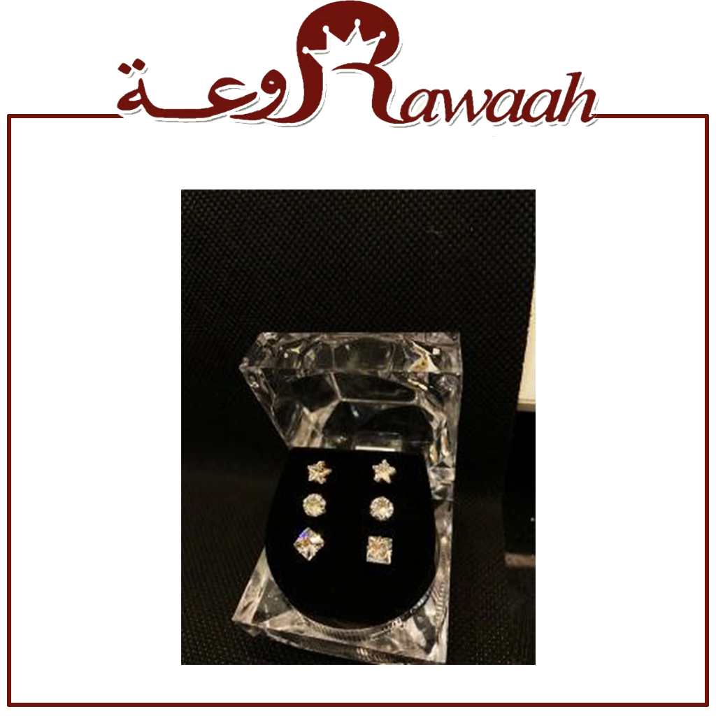 اقراط نسائية كريستال مجموعة 