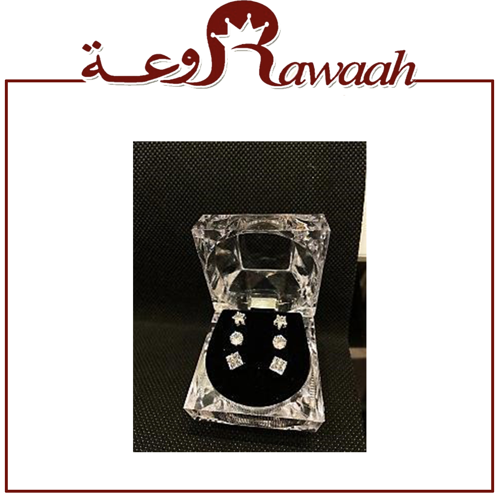 اقراط نسائية كريستال مجموعة 
