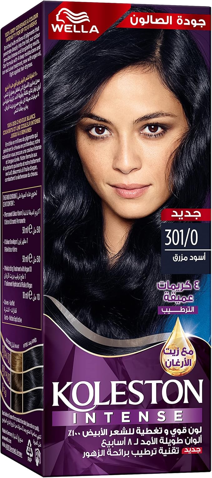 صبغة كلستون من ويللا اسود مزرق 301/0