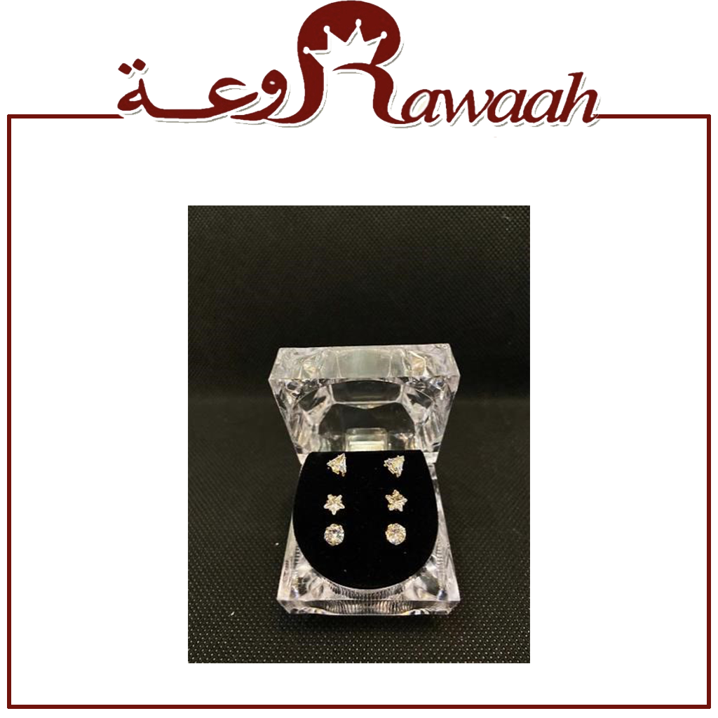 اقراط نسائية كريستال مجموعة 