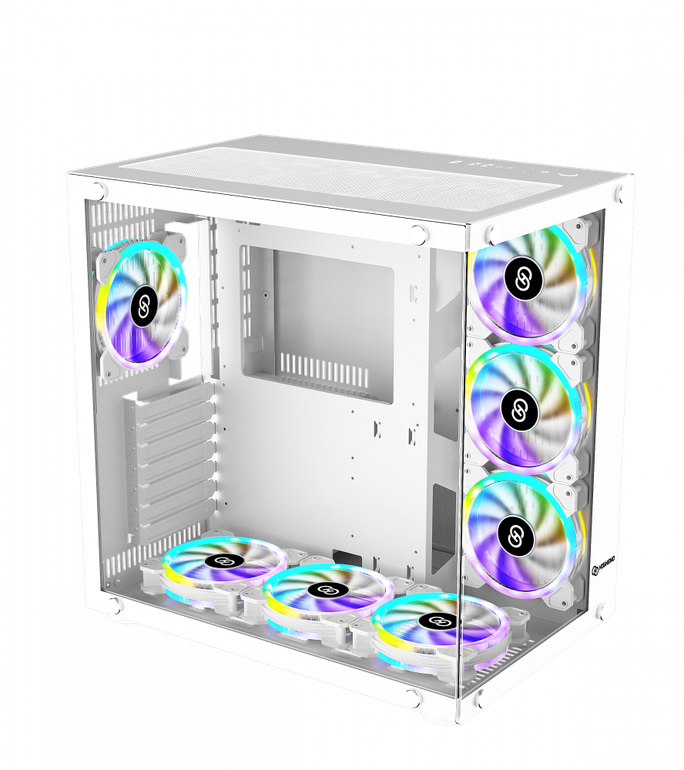 PC Gamer Enifler Full White, i7 10700F, RTX 4060 Ti, 32GB 3600MHz, SSD 1TB  M2 NVME, Water Cooler, 750W - Fetexas Edition, Enifler