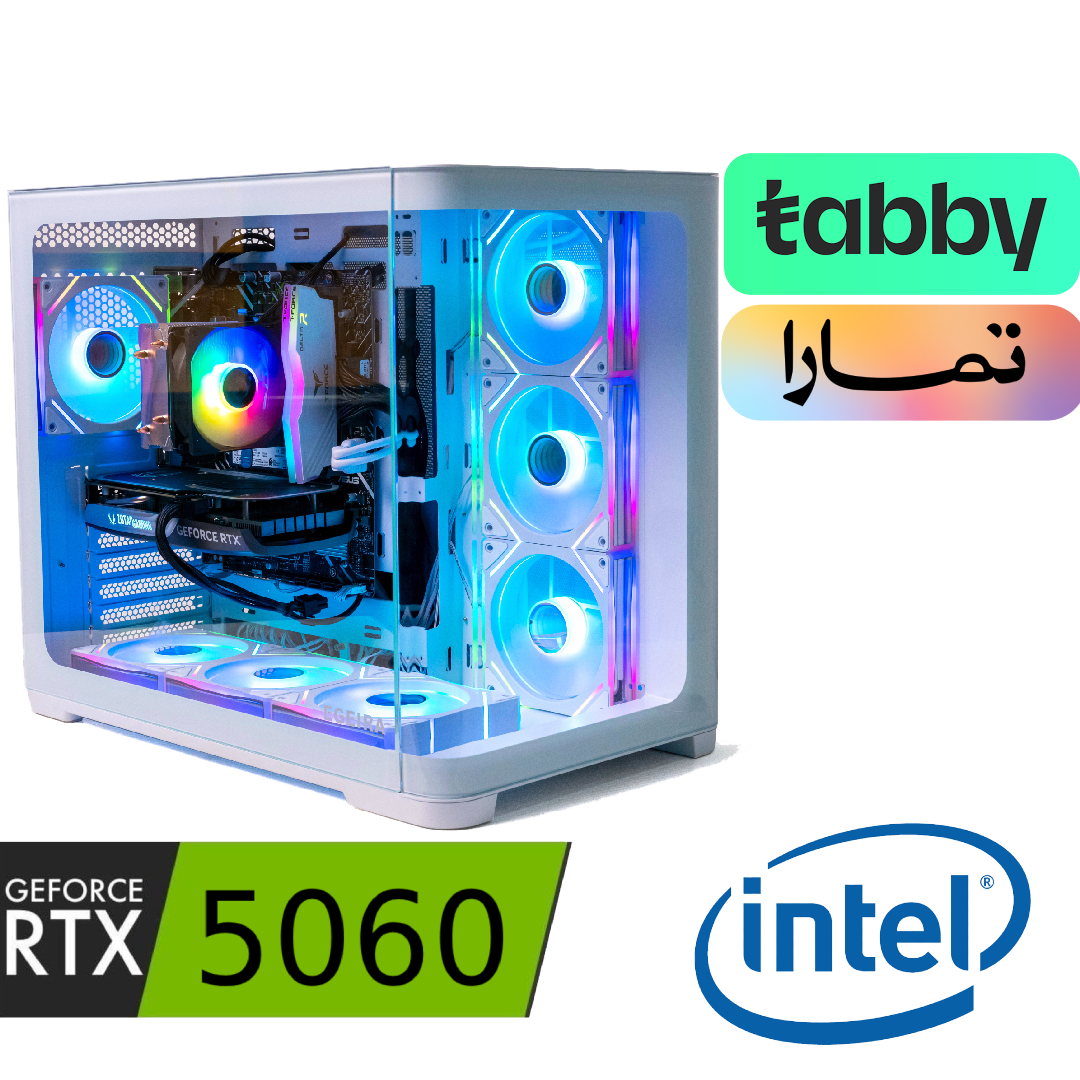 تجميعة بي سي قيمنق 5060 ومعالج Intel