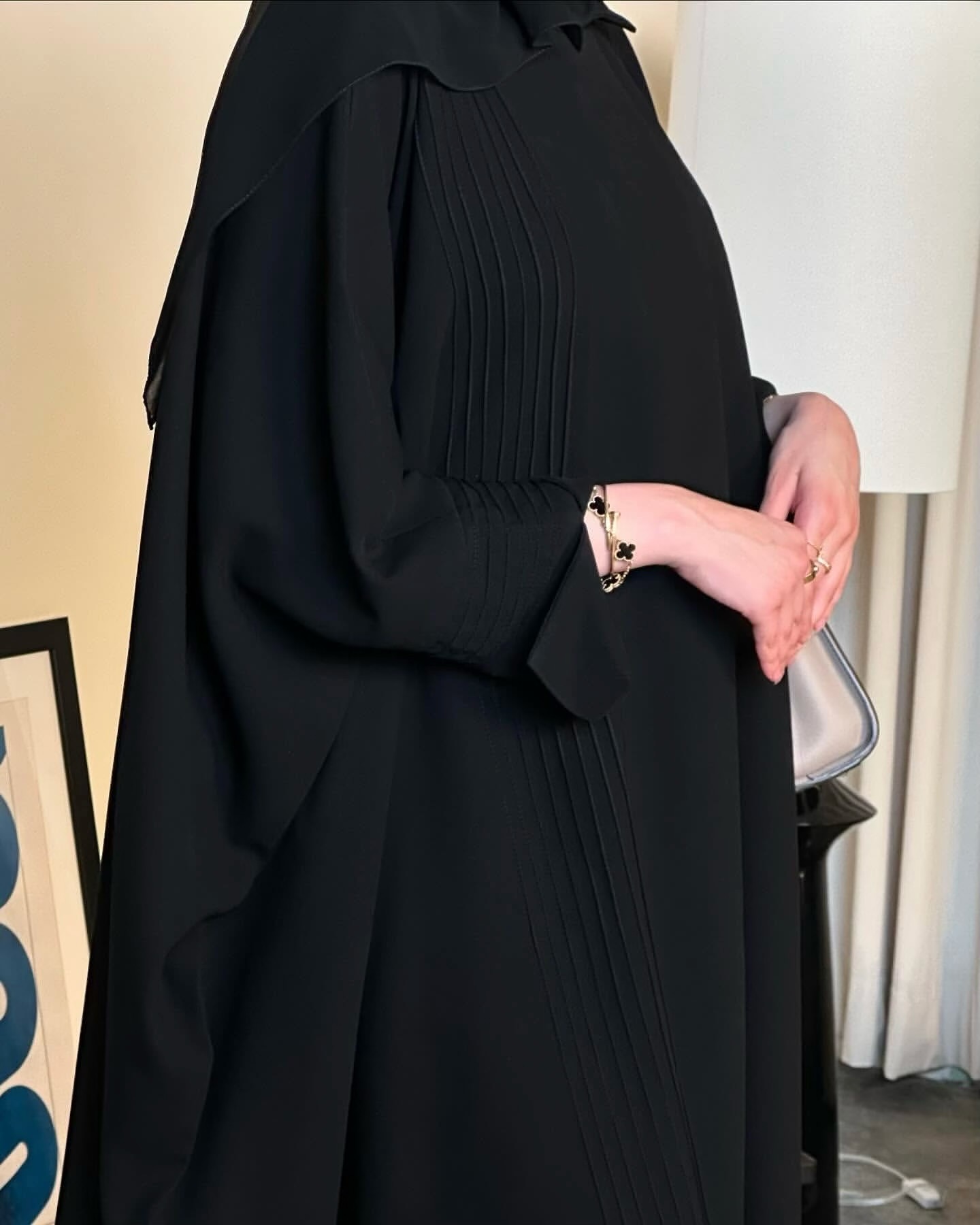 عباية سوداء سادة