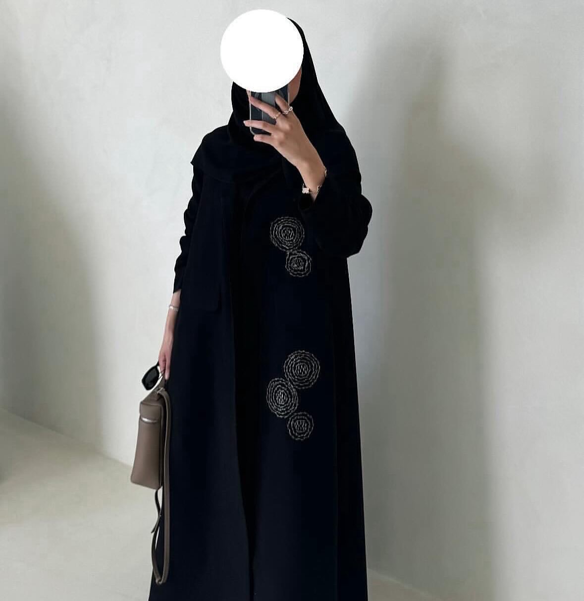 عباية قماش كريب