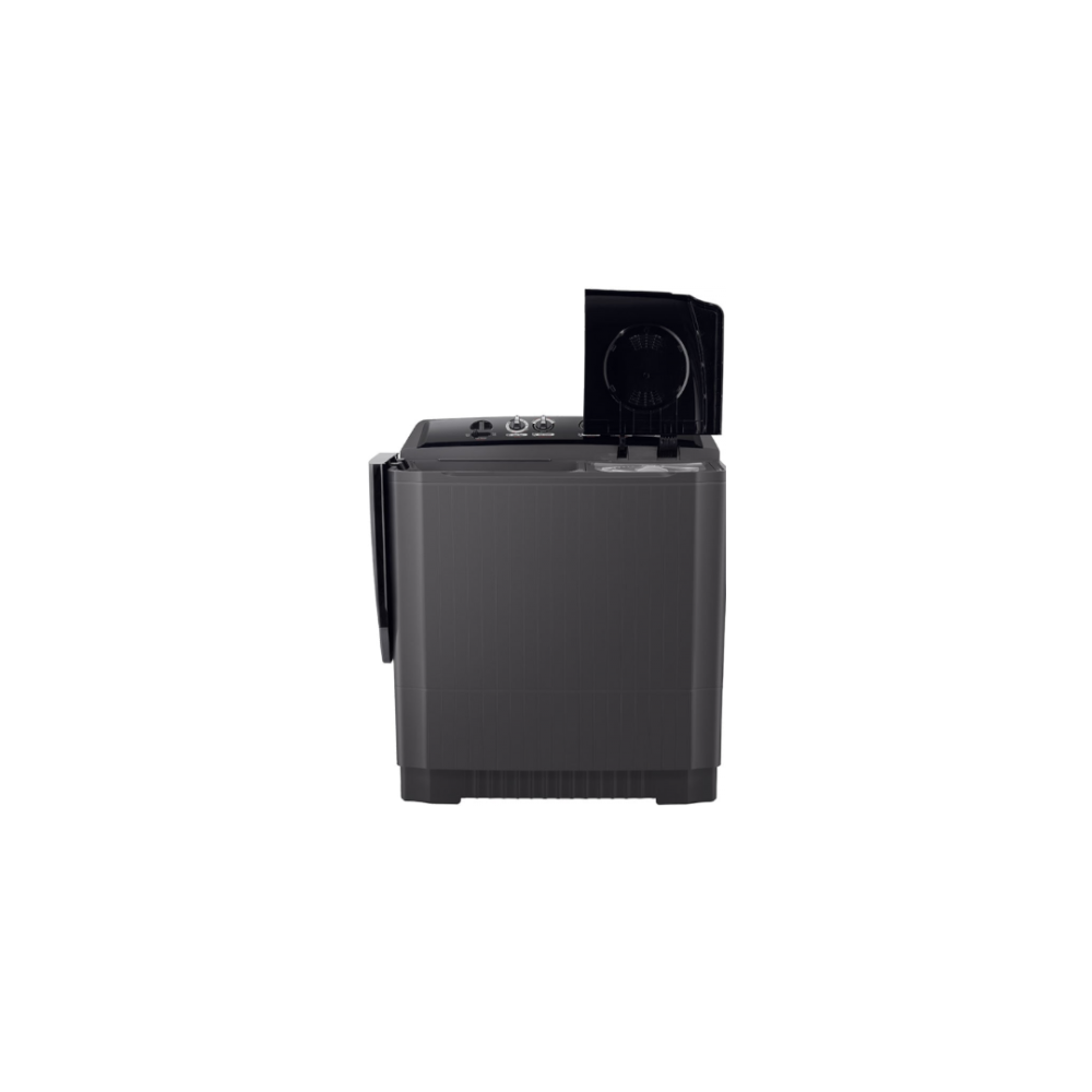 غسالة LG TG7000W، سعة 12 كيلو، حوضين، أوتوماتيكية بالكامل، باللون الأسود من السلطان للأجهزة.