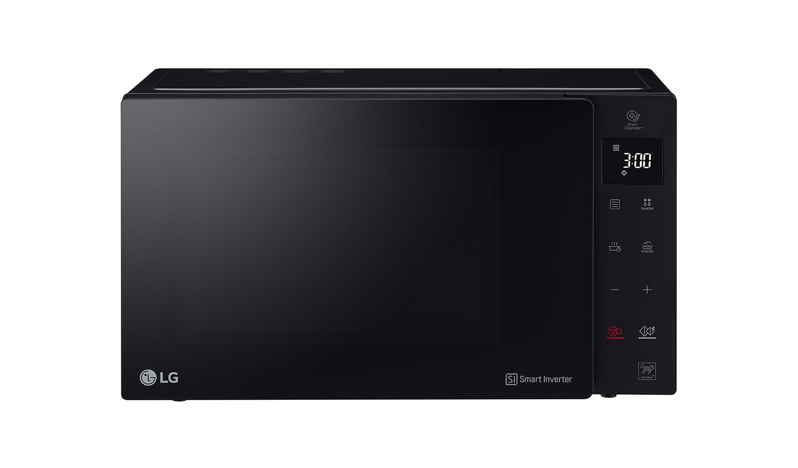 ميكروويف LG سعة 25 لتر مع مؤقت، تصميم عصري وأداء فعال للطهي السريع.