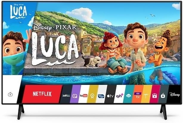  تلفاز نادكو سمارت 55 بوصة بدقة 4K HD، يعمل بنظام WBOS، مثالي لمشاهدة المحتوى بجودة عالية.