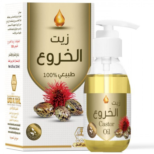 وادي النحل زيت جسم 125 مل زيت الخروع