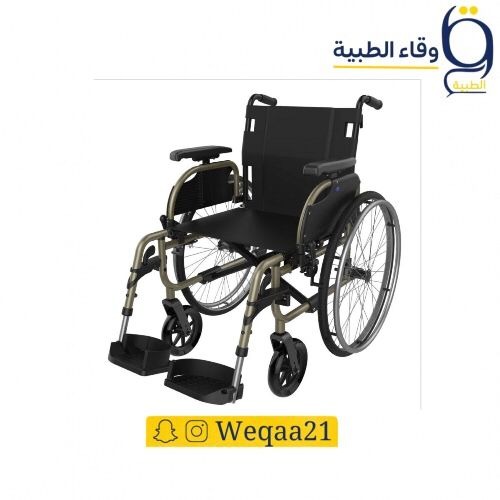 كرسي متحرك المنيوم خفيف للأوزان الثقيلة