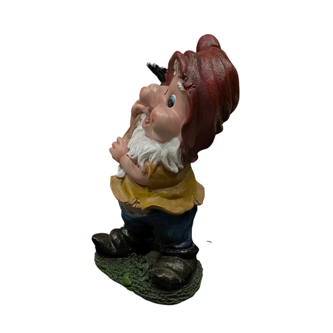 Snow White Dwarf with a brown hat, a distinctive addition to your home decor or art collection