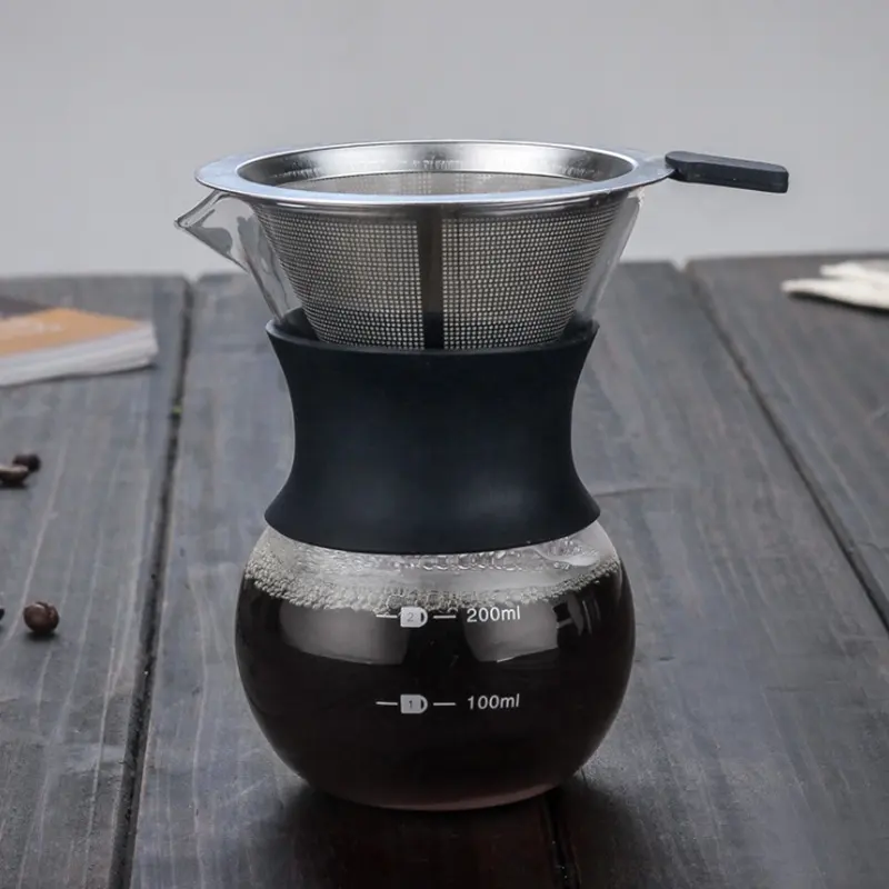 Reusable stainless steel filter for rich coffee extraction