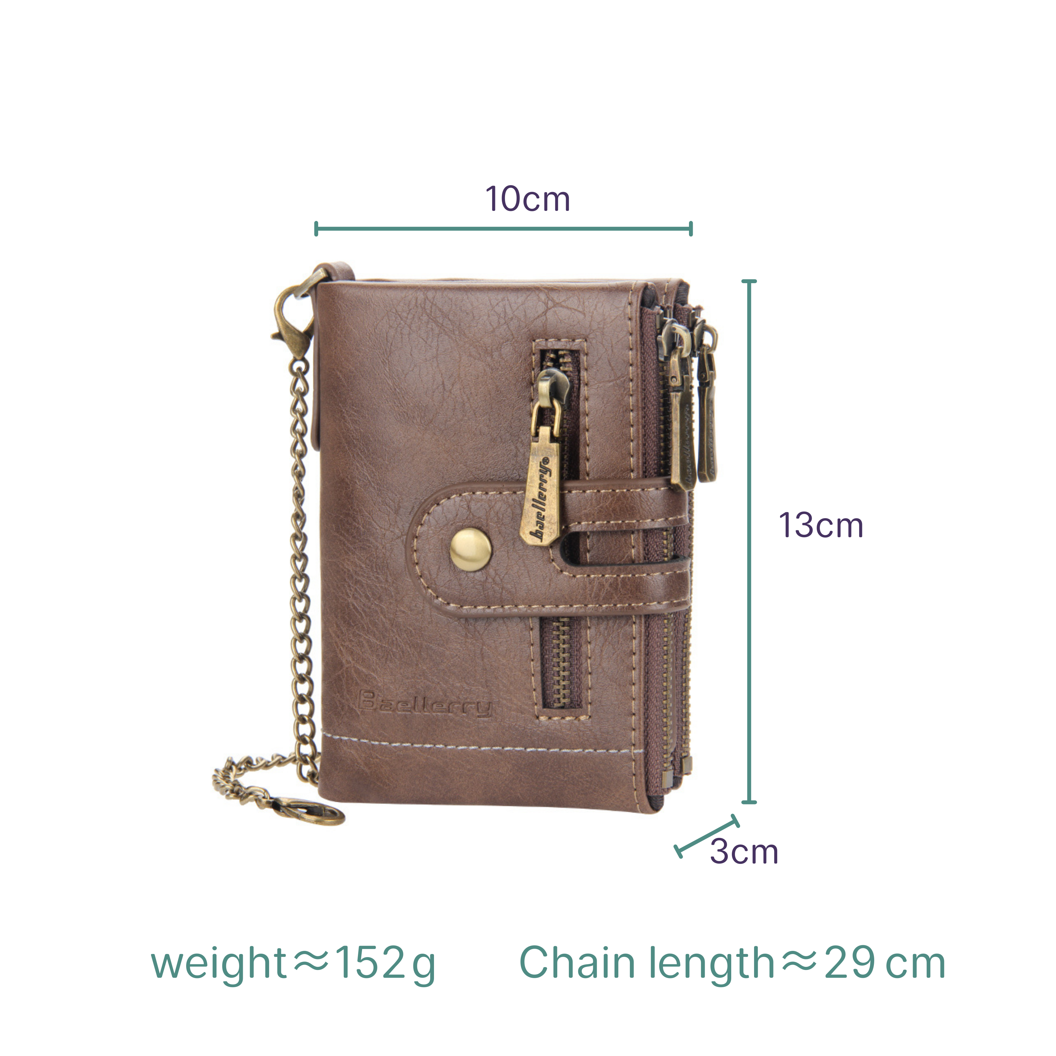Double zipper for full content security