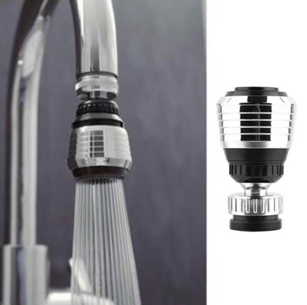Rotatable faucet water filter with innovative design