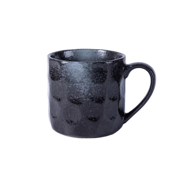 Honeycomb coffee cup 350ml in elegant black