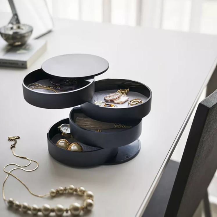 Black Accessories Organizer
