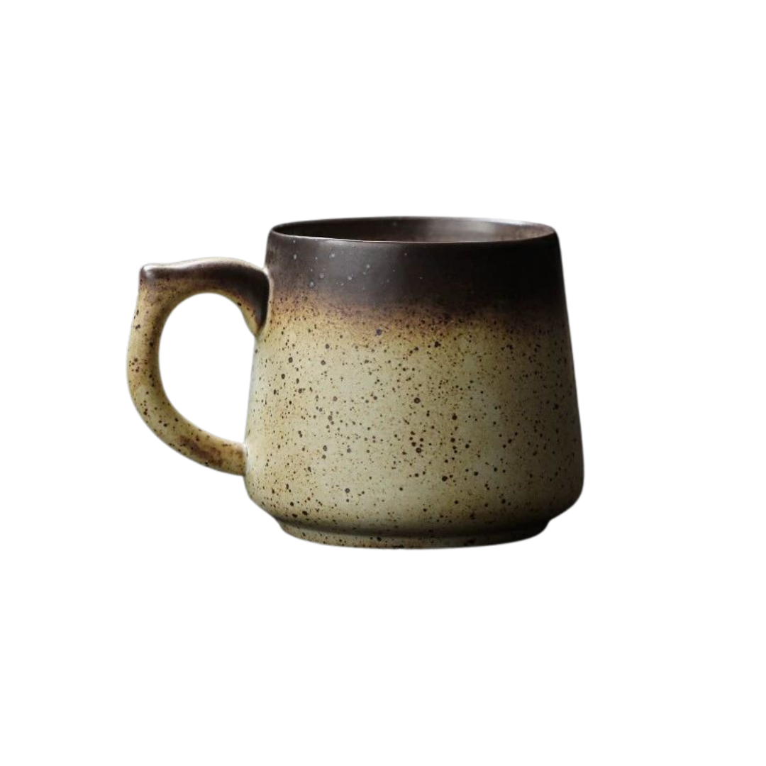 Dahnaa coffee cup 330ml in warm earthy tone