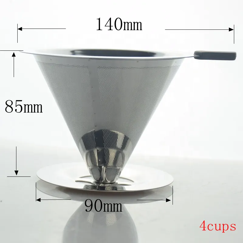Enjoy up to 4 cups of favorite coffee