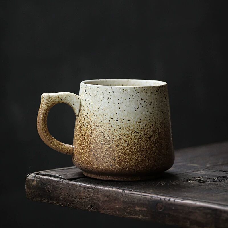 Ceramic coffee cup, 330ml for hot beverages