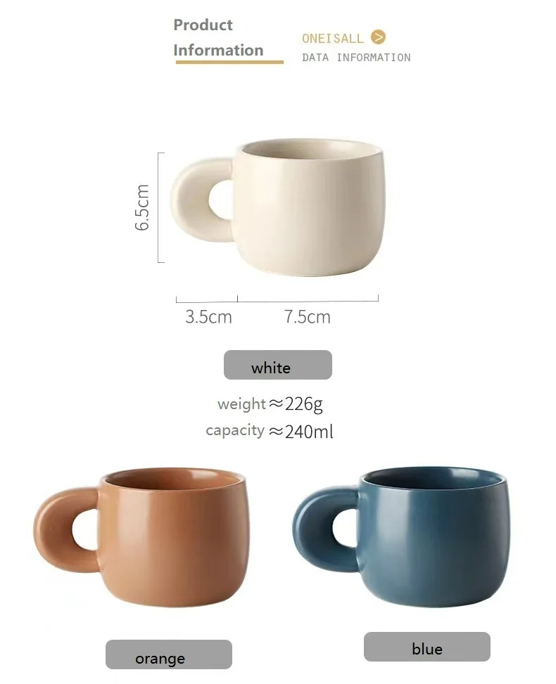 280ml cup with unique design and modern touch