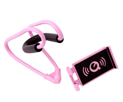 Ergonomic phone grip for long use on desks