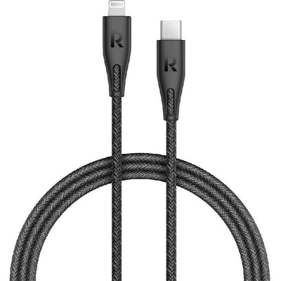 كيبل للآيفون من RAVPOWER راف باور USB-C إلى Lightning