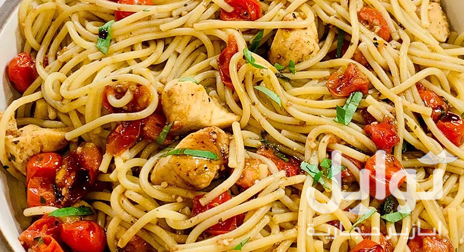 مكرونة إيطالية مع بهارات ايطالية