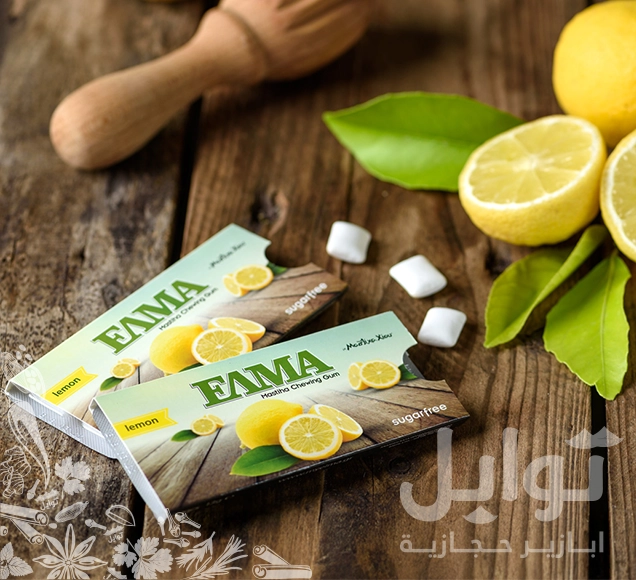 لبان مستكة يوناني بنكهات مميزة - نكهة ليمون