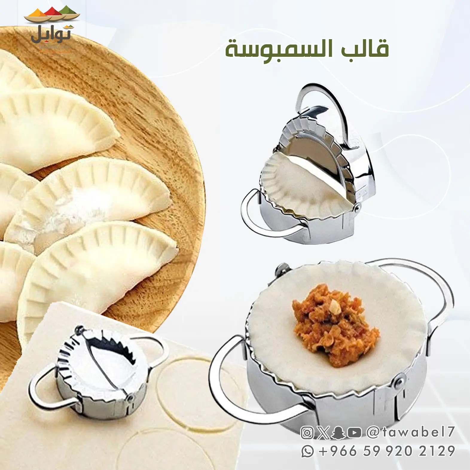 قالب السمبوسة | توابل