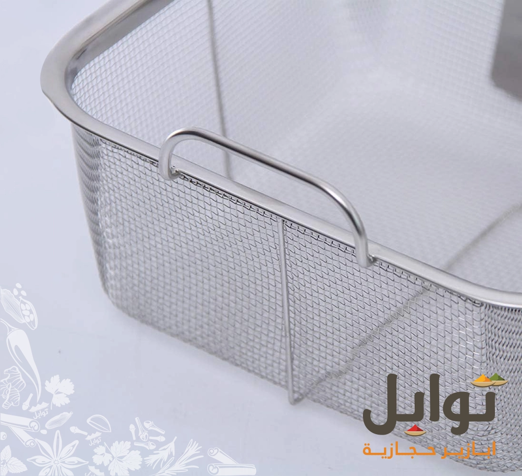 تصفية بلا تعب - مصفى قلي مربع لا غنى عنه - تصميم عصري