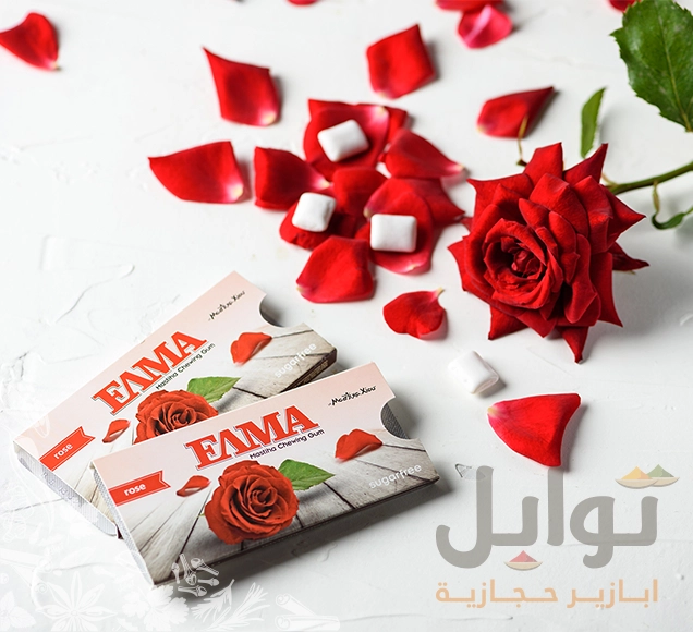 لبان مستكة يوناني بنكهات مميزة - نكهة ورد