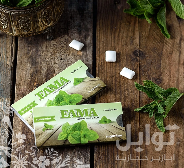 لبان مستكة يوناني بنكهات مميزة - نكهة نعناع