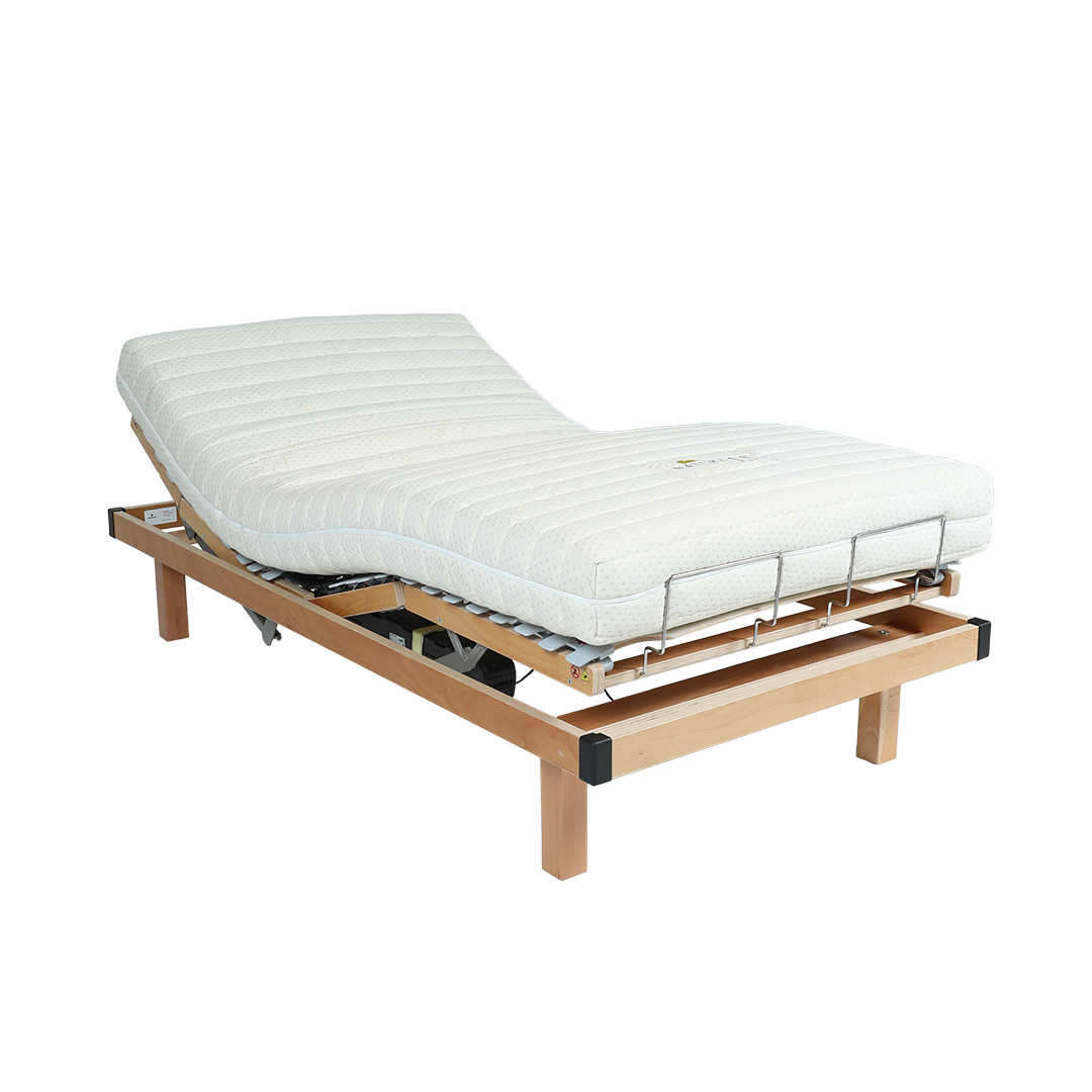 سرير مزدوج متحرك قابل للتعديل - محركين