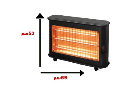  دفاية كهربائية كوميتال 2000 وات 