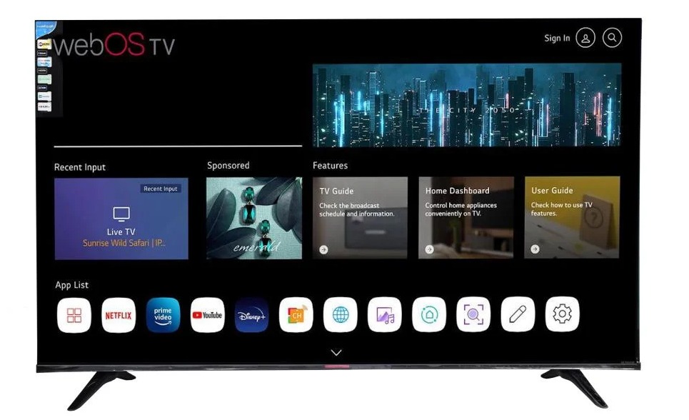  فيندو شاشة سمارت 50 بوصة - نظام 4K- webOS &nbsp; 