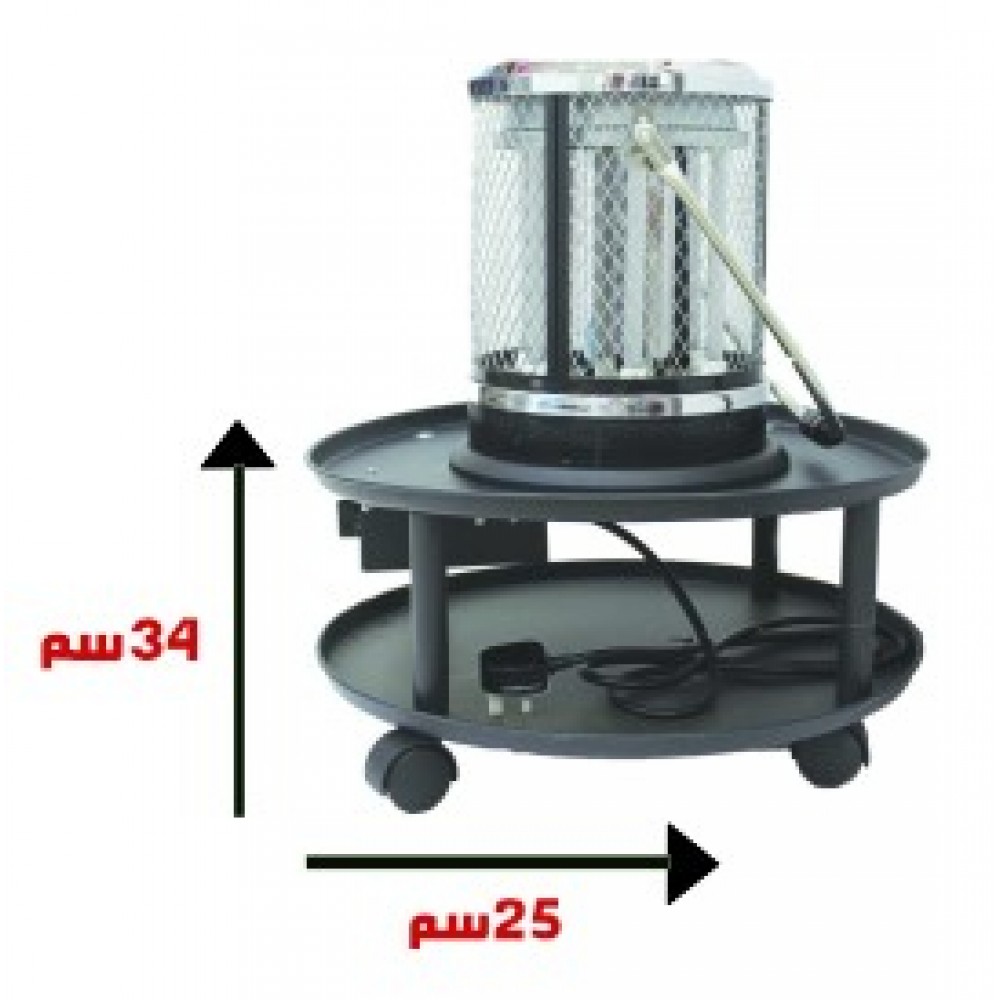  دفاية نيو هاوس دائرية 2000 واط - اسود 