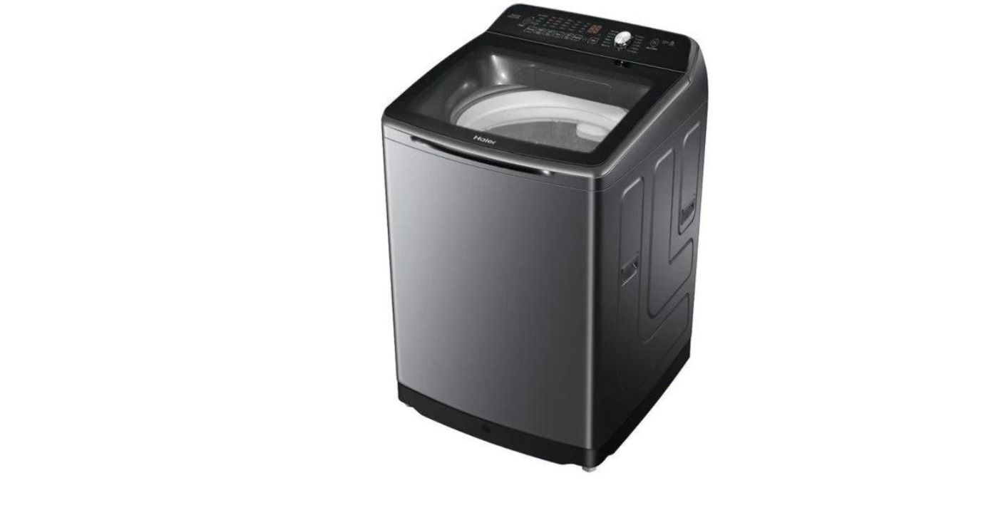   غسالة من هاير اتوماتيك 10 كيلو فضي HWM 100-B1678S8  