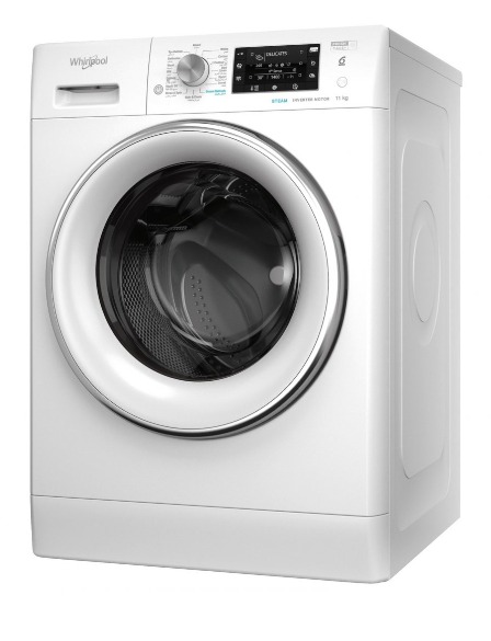  غسالة ويرلبول اوتوماتيك انفيرتر تعبئة امامية 11 كيلو - ابيض 