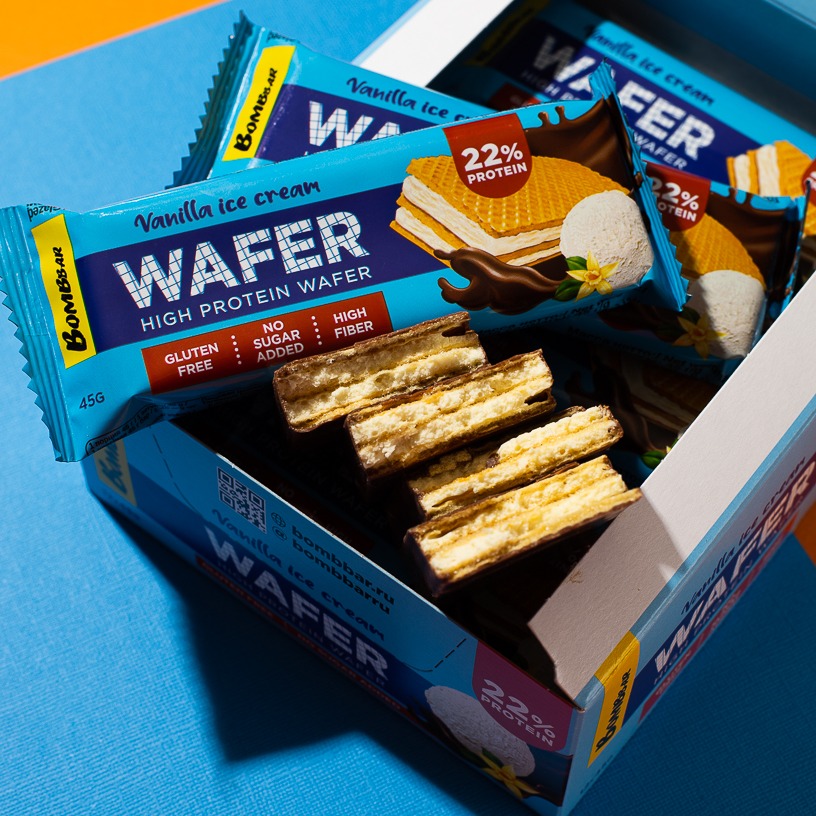  بومب بار - ويفر عالي البروتين - BombBar High-Protein Wafer 