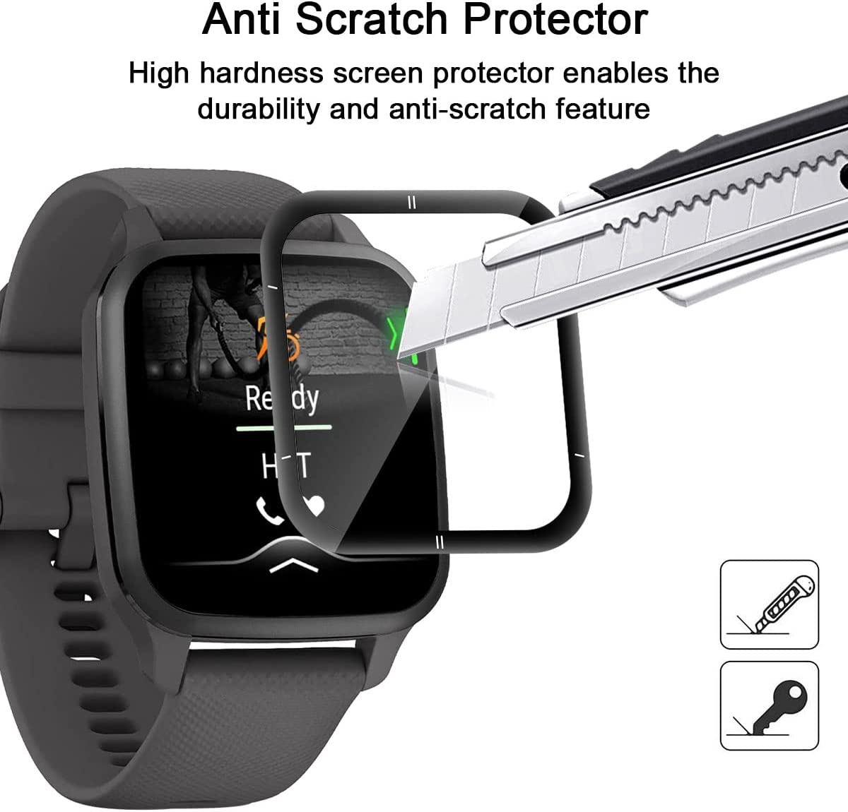  Screen Protector For Garmin Venu SQ 2 